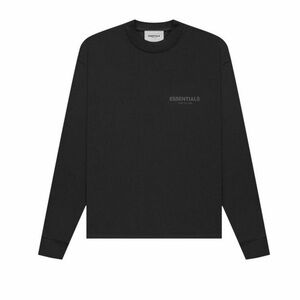 Essentials Black Long Sleeve Tee